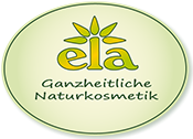 Logo "ela - Ganzheitliche Naturkosmetik"